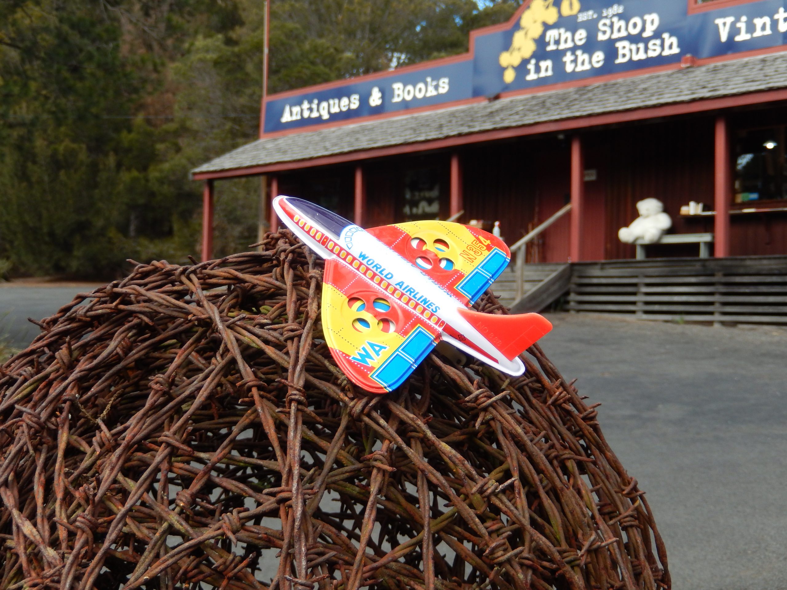 Tin Friction Toy Plane