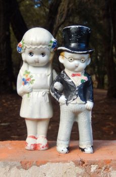 Bride and Groom Figurines c.1930