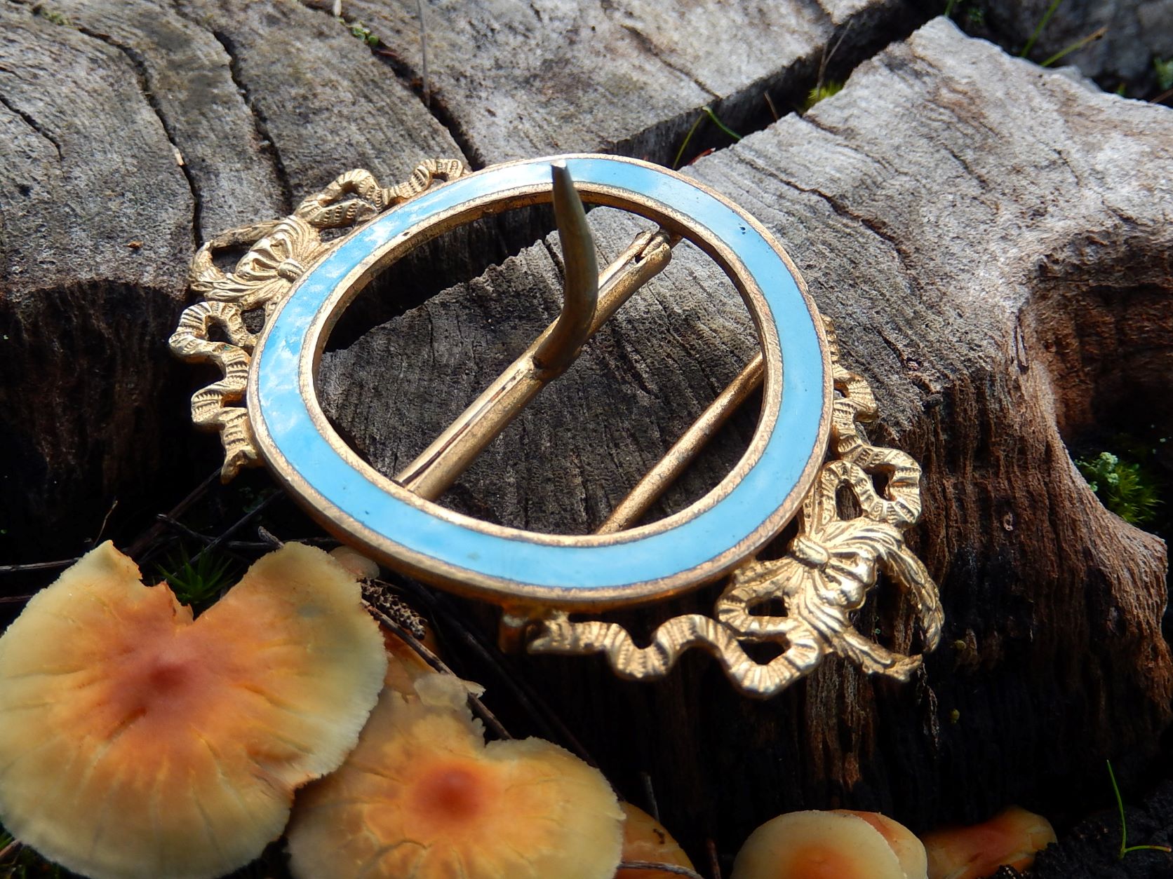 Gilded Enamel Buckle c.1900 - Image 5