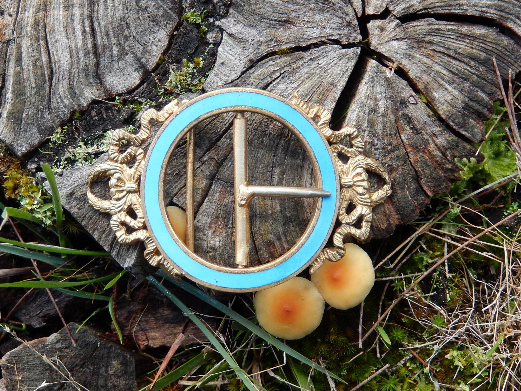 Gilded Enamel Buckle c.1900 - Image 7