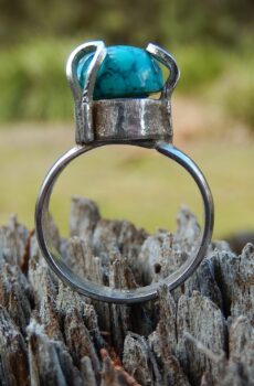 Turquoise Ring in Sterling