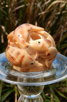 Carved Horn Sculpture