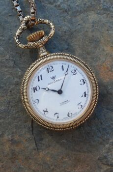 Gold Plated Wind Up Swiss Made Catorex Pocket Watch