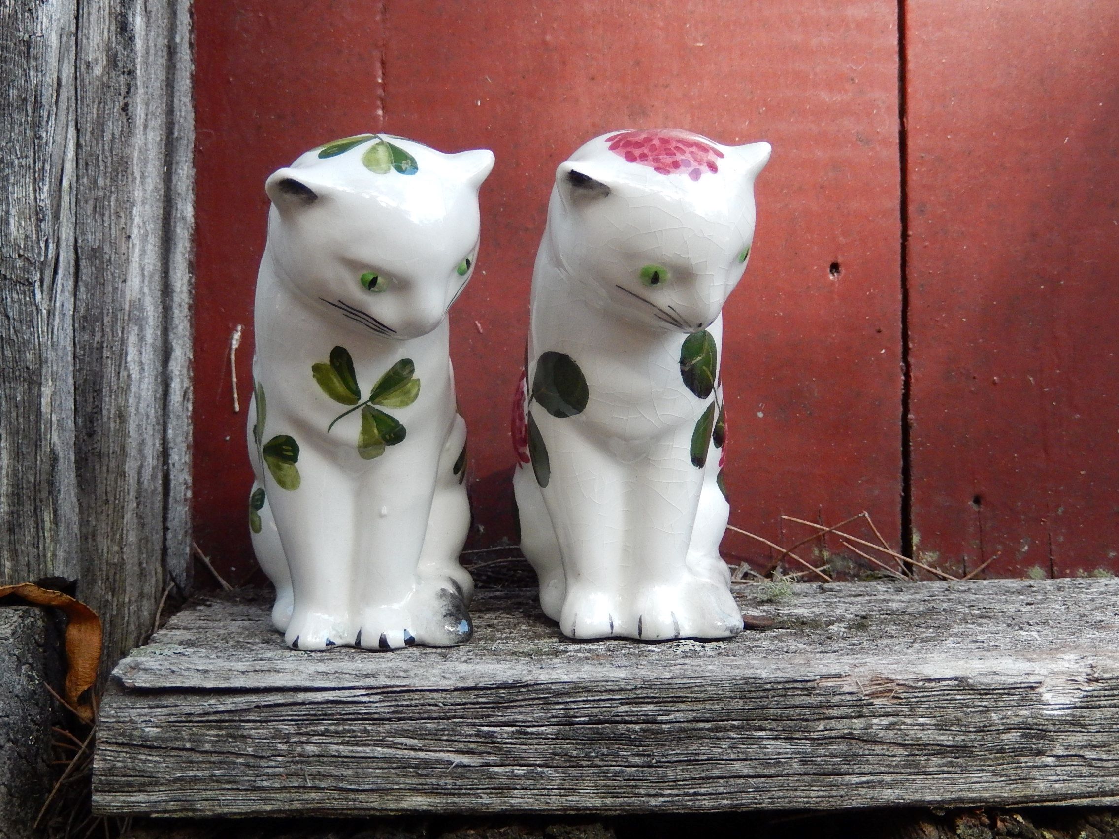 Pair of Plichta Cat Figurines - Image 3