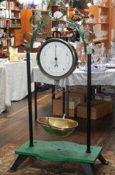 Cast Iron and Brass Floor Scale c.1940