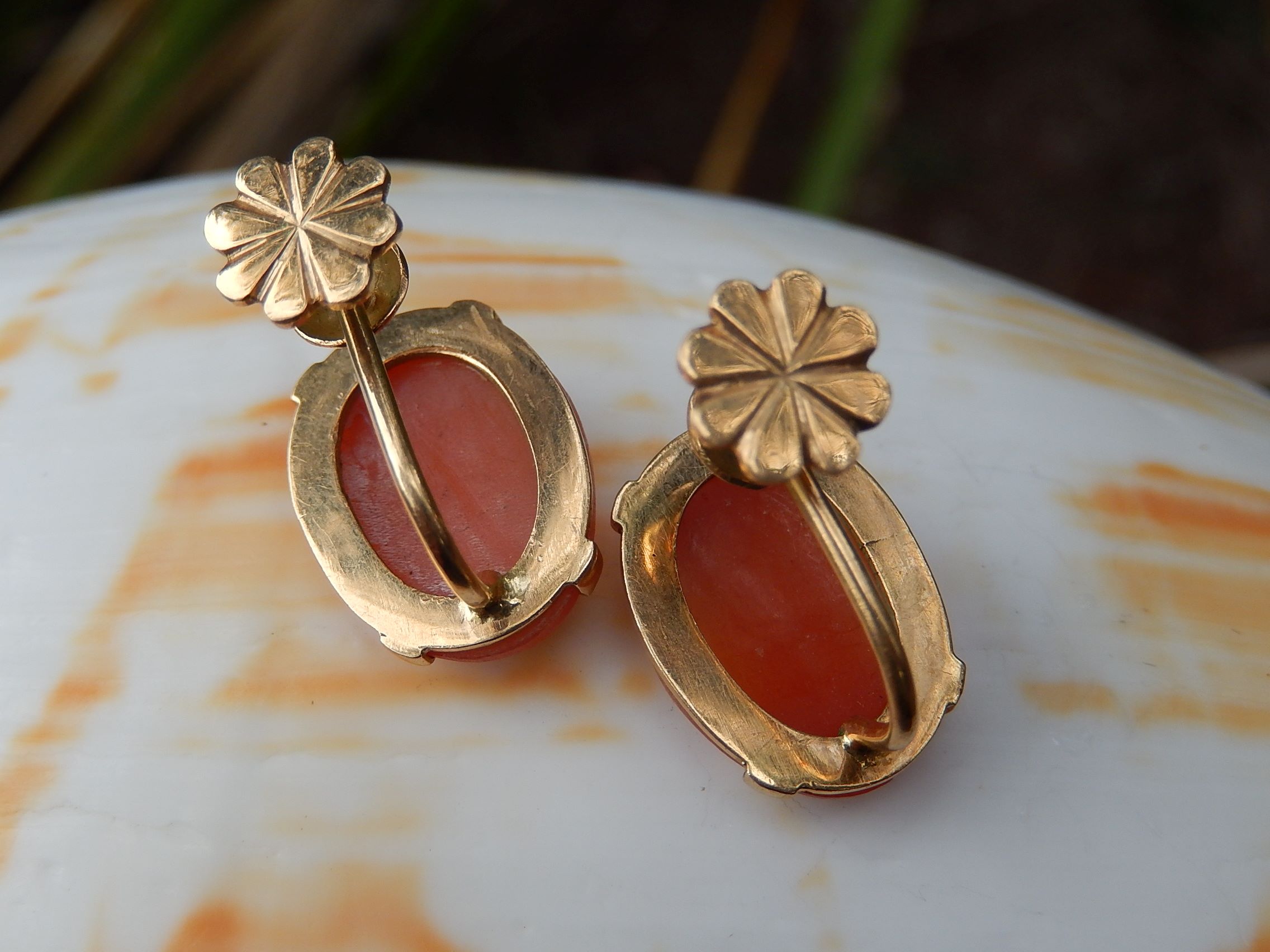 Antique Cameo Earrings The Shop in the Bush