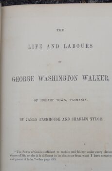 Life of G.W. Walker 1862