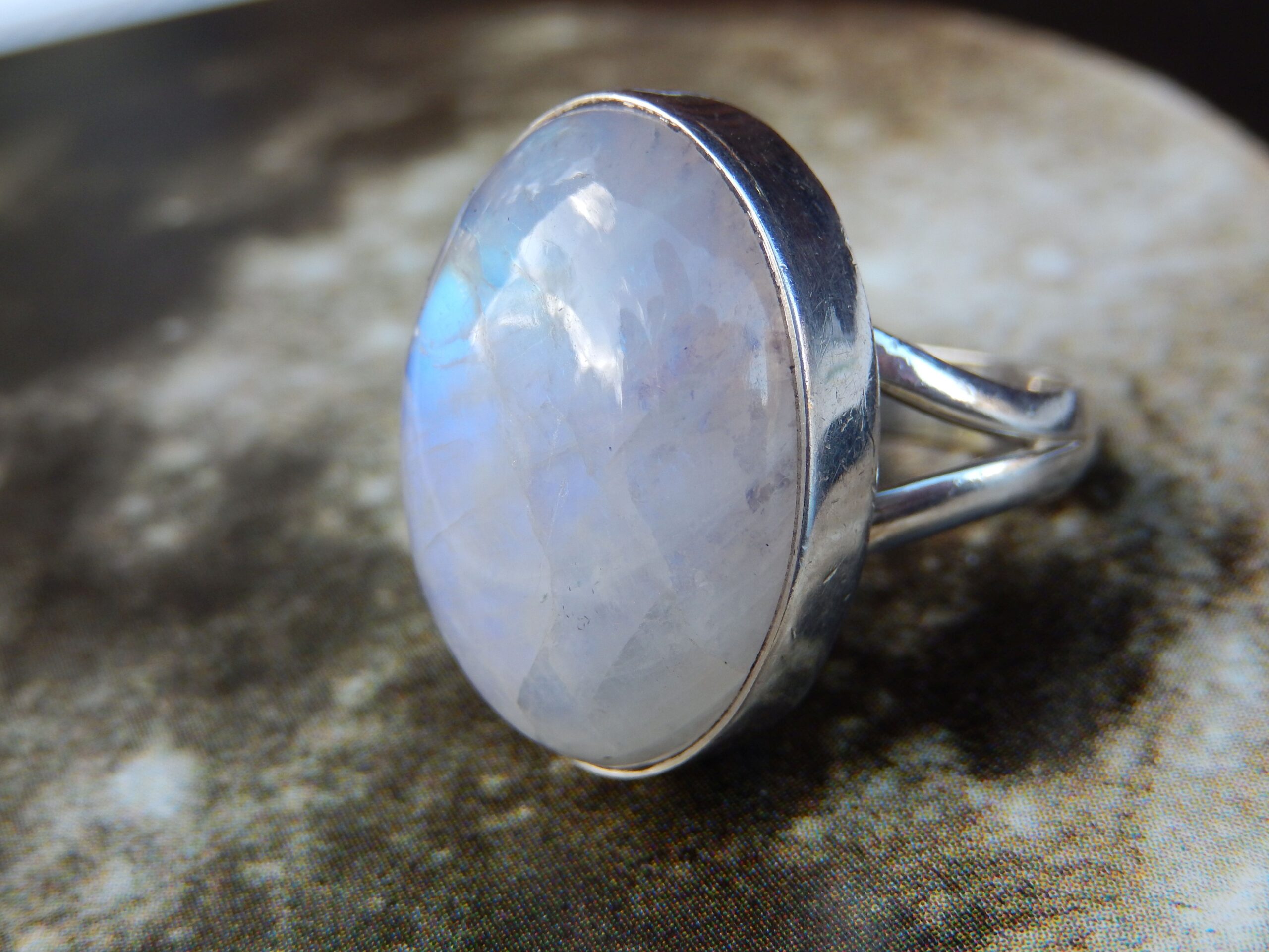 Moonstone Ring in Sterling Silver The Shop in the Bush