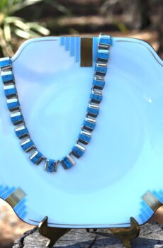 Mexican Silver Turquoise Necklace