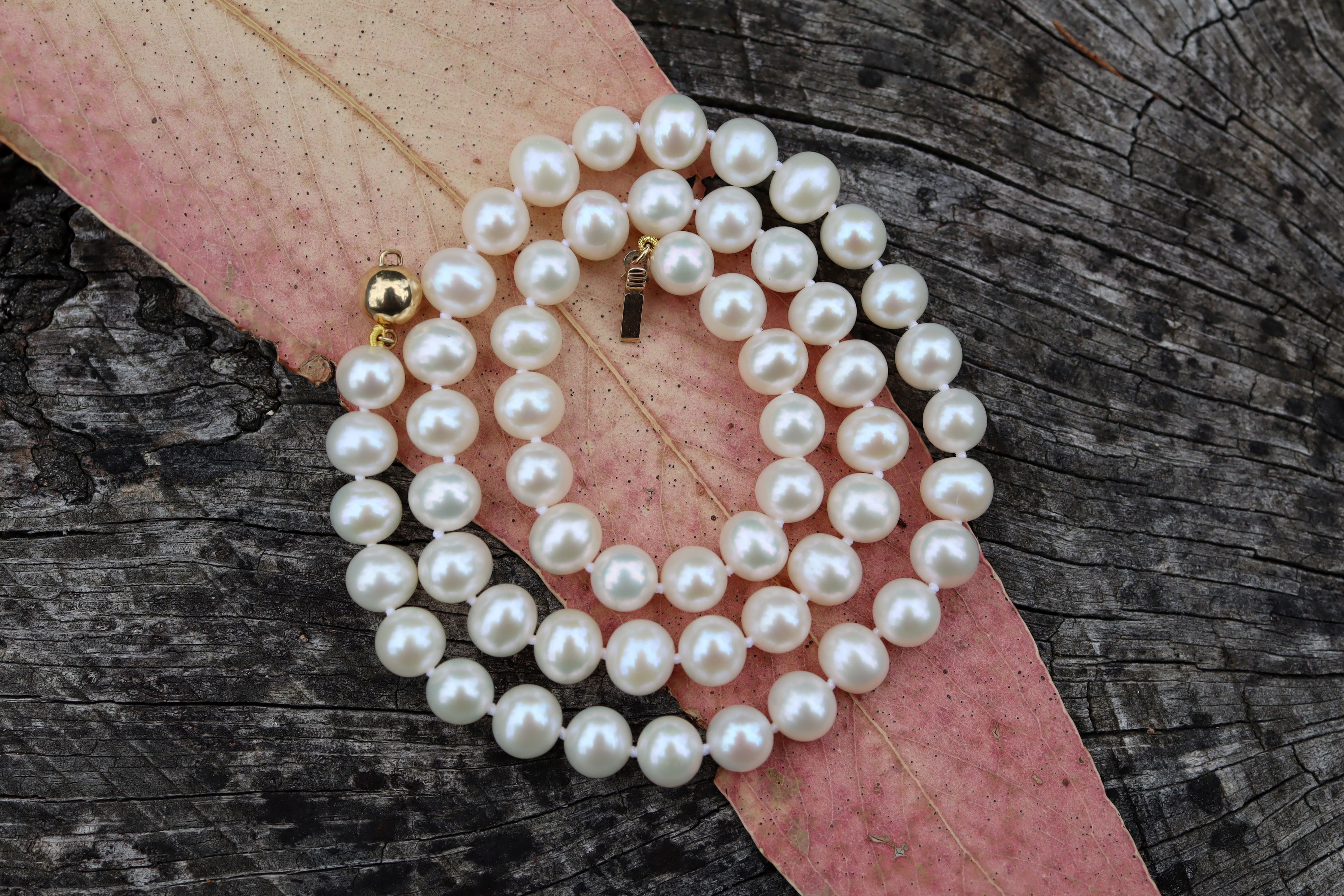 South Sea Cultured Pearls with 9ct Clasp