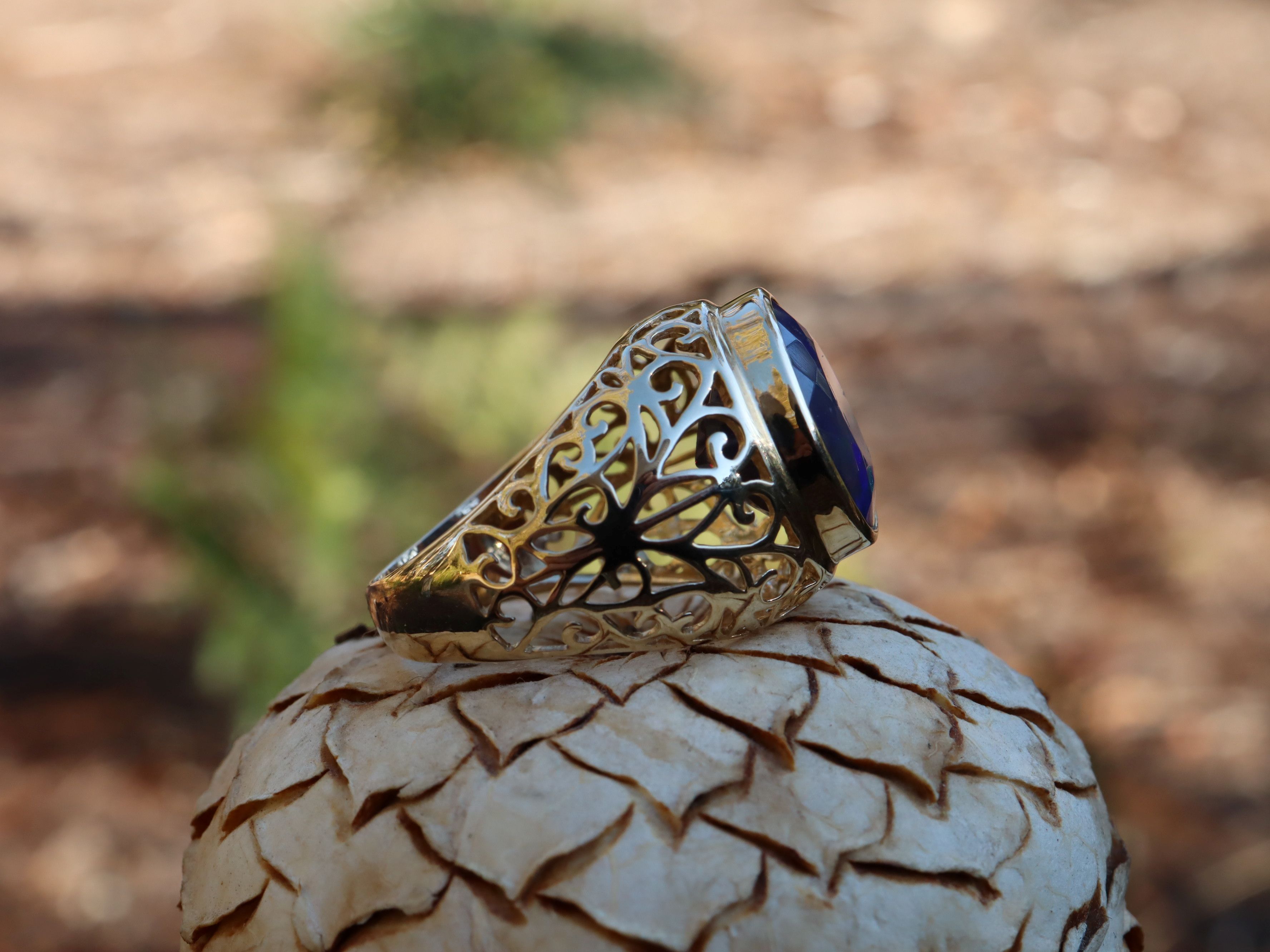 Opal in 14ct Gold Ring - Image 8