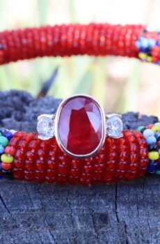 Ruby and Diamond in 14ct Rose Gold