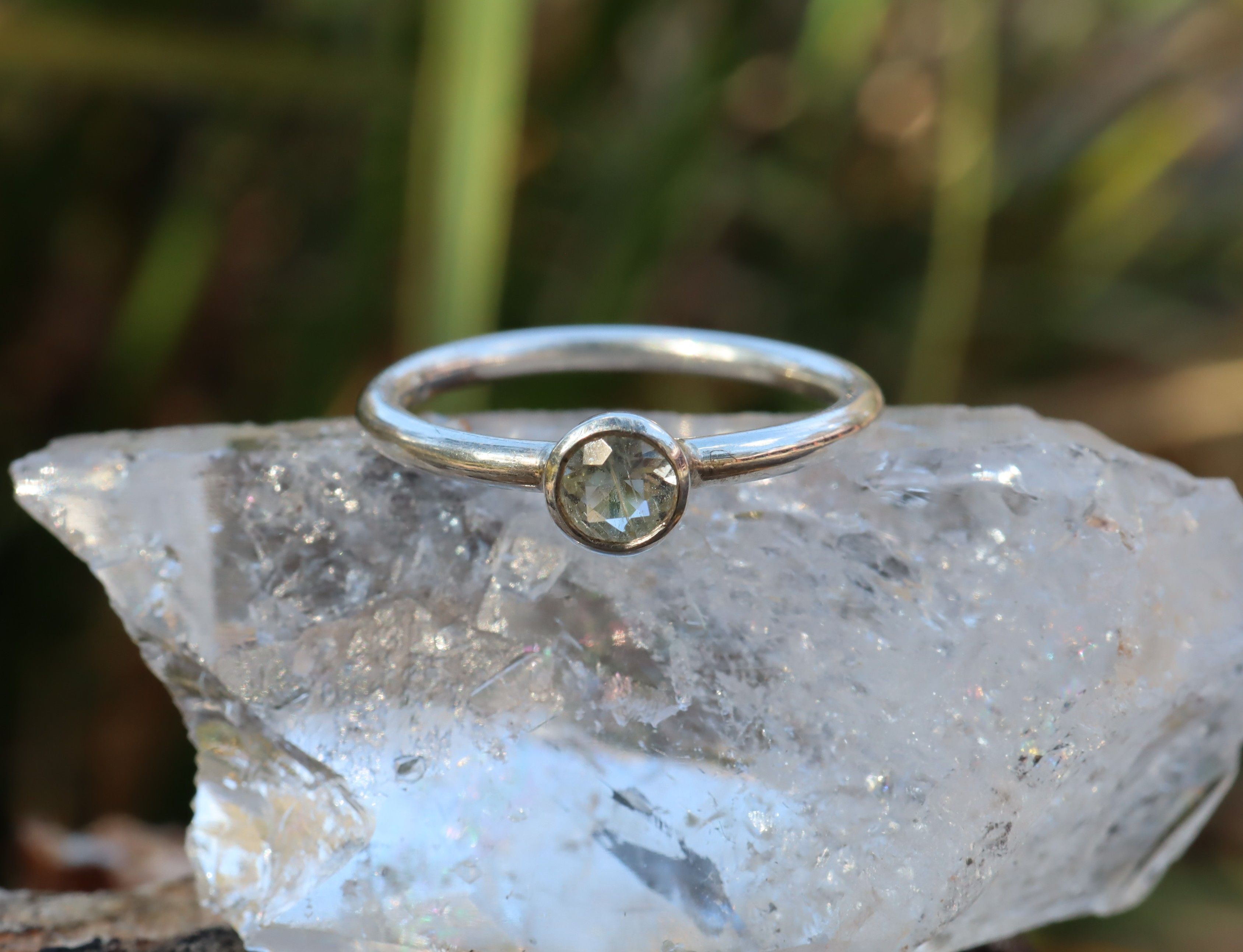 Killiecrankie Diamond Ring in Sterling Silver