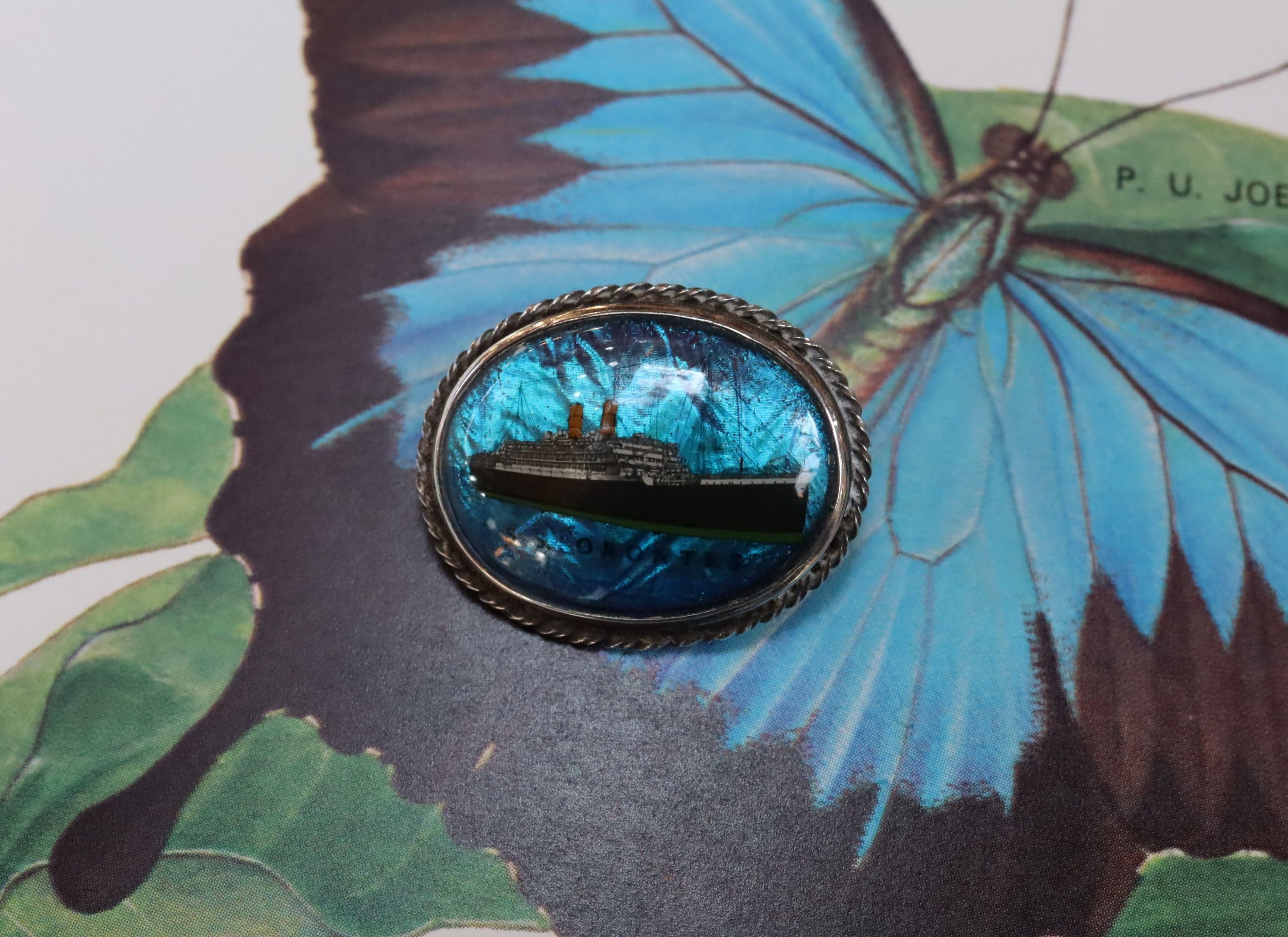 Butterfly Wing in Sterling Silver
