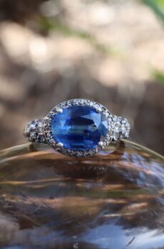 Kyanite and Topaz in Sterling Silver