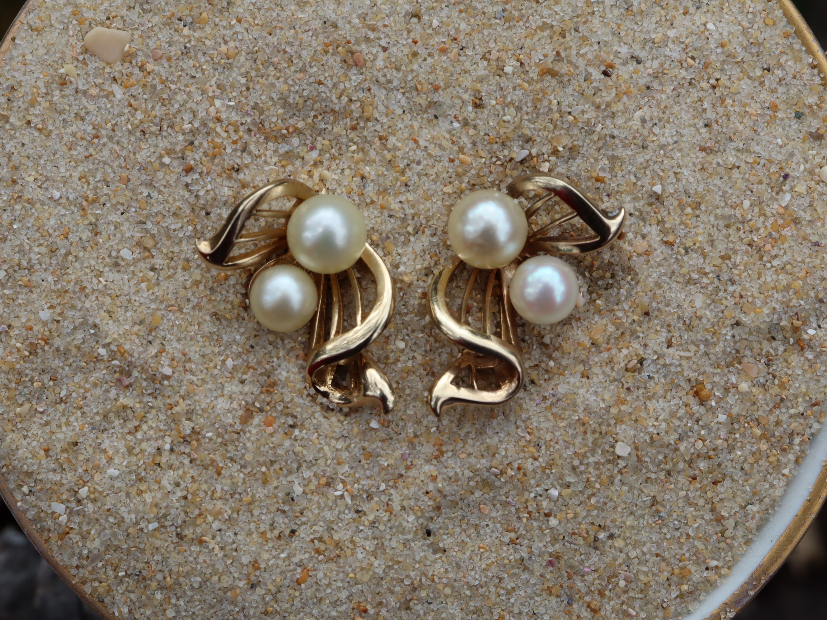 9ct Gold Cultured Pearl Earrings