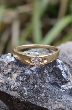 Diamond in 14ct Gold