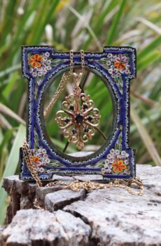 Sapphire Pendant and Chain in 9ct Gold