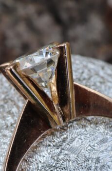 Solitaire Cubic Zirconia in 9ct Rose Gold