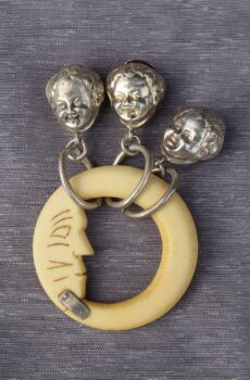 Antique Baby Rattle.  Chester 1895