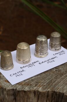 Antique Sterling Silver Thimbles