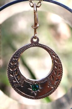 Vintage 9ct Rose Gold Chain with 10ct Rose Gold Pendant